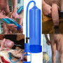 Cock vacuum pump 21,5 cm blue|® XLeathers|TV|Pompes à pénis