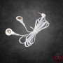 Electrodes à courant électrique Câble 2 ou 4 boutons-pression|TOY PLAYER|TV|Zubehör