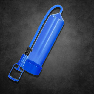 Cock vacuum pump 21,5 cm blue|® XLeathers|TV|Pompes à pénis