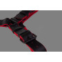 Titan robuster BDSM Harness Red/BLACK|SAXOS.NET LEATHER|TV|Harnais BDSM