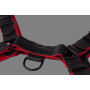Titan robuster BDSM Harness Red/BLACK|SAXOS.NET LEATHER|TV|Harnais BDSM