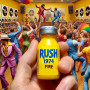 RUSH FIRE USA 1974, 10 ml|RUSH POPPERS|TV|Nitrite d'amyle Poppers