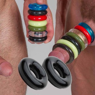 X anneaux cocktail en caoutchouc pack de 2|SPORTFUCKER|TV|Ballstretcher