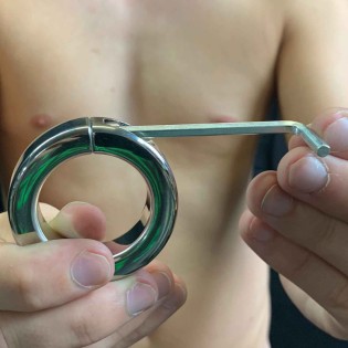 Cockring Iron Grip|® XLeathers|TV|Anneaux de pénis en métal