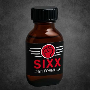 SIXX AMYL 24ML|ALPHA POPPERS|TV|Nitrite d'amyle Poppers
