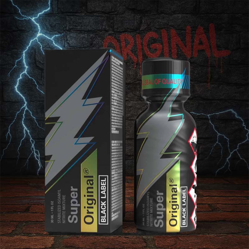 Super Original Black 30ml|PWD EUROPE|TV|Nitrite d'amyle Poppers