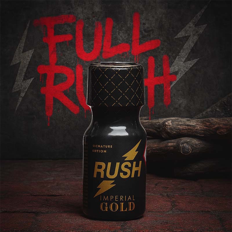 RUSH IMPERIAL GOLD 10 ml|RUSH POPPERS|TV|Pentylnitrite Poppers