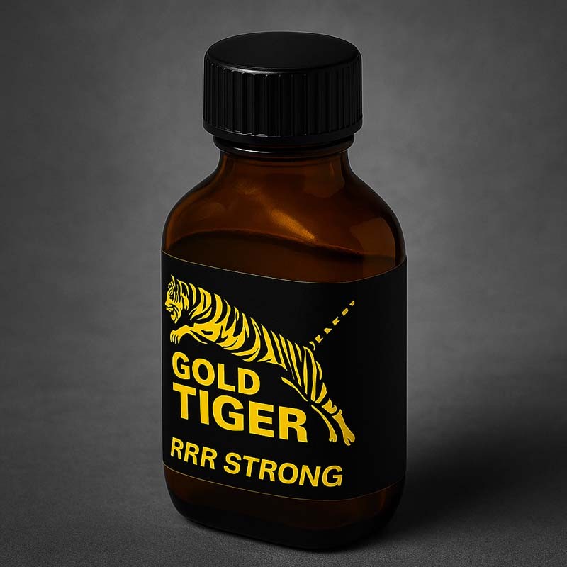 GOLD TIGER AMYL 30 ml|ALPHA POPPERS|TV|Nitrite d'amyle Poppers
