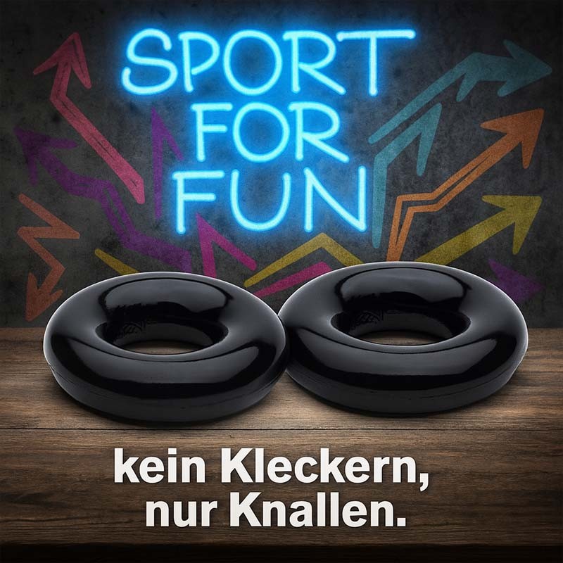 X anneaux cocktail en caoutchouc pack de 2|SPORTFUCKER|TV|Ballstretcher