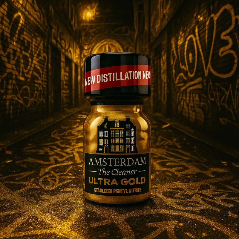 Amsterdam Ultra Gold 10ml|PWD EUROPE|TV|Pentylnitrite Poppers