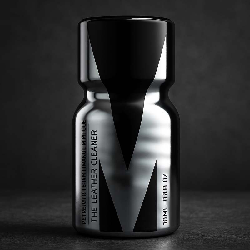 M The Leather Silver 10 ml|PWD EUROPE|TV|Pentylnitrite Poppers