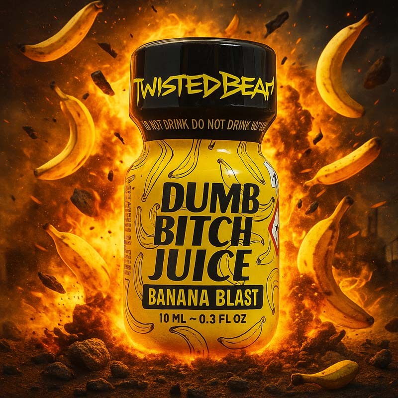 Dumb Bitch Juice Banana 10ml|PWD EUROPE|TV|Nitrite d'amyle Poppers