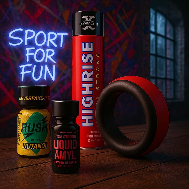 High & Hard - Plus longtemps. Plus dur. Plus fort.|ALPHA POPPERS|TV|Poppers & Packs combinés