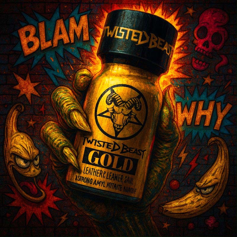 Twisted Beast Gold 10ml|PWD EUROPE|TV|Nitrite d'amyle Poppers