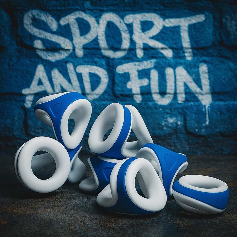 White Blue Cocksling by Zoolix|Zoolix|TV|Ballstretcher