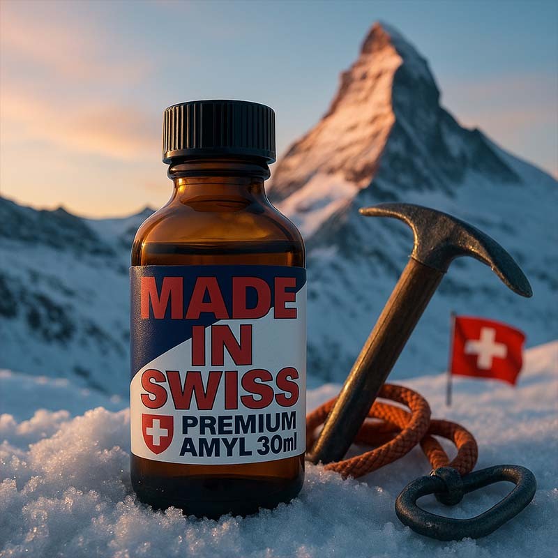 MADE IN SWISS 30ml|ALPHA POPPERS|TV|Nitrite d'amyle Poppers