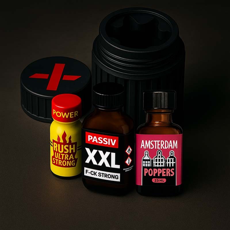 XTRM Poppers Keeper – Original. Schwarz. Sicher. Sexy.